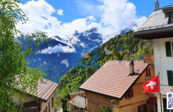 Appartement de 3.5 pces à Morcles avec vue sur le Mont-Blanc